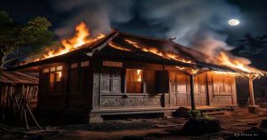 Lagi Tidur Nyenyak, Warga Kaget Dua Rumah Seketika Jadi Abu di Kalisat! IMG-20250425-WA0006