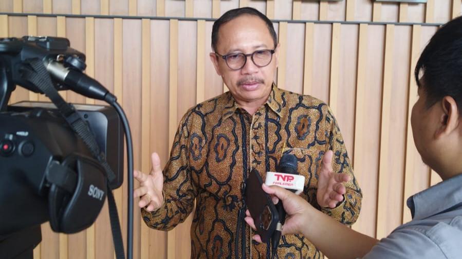Anggota Komisi X DPR RI, H Muhamad Nur Purnamasidi saat dikonfirmasi sesaat setelah RDPU dengan Dosen